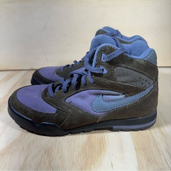 Nike Vintage Purple Brown Hiking Boots Women’s Size 6.5 - Picture 1 of 9